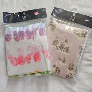 Gap Girls Pineapple & Christmas Pajama Set